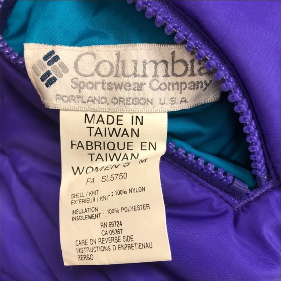 Vintage Columbia Puffy Reversible Ski Snow Jacket - Picture 2 of 6
